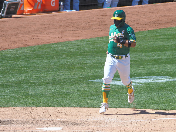 MLB: Texas Rangers at Oakland Athletics