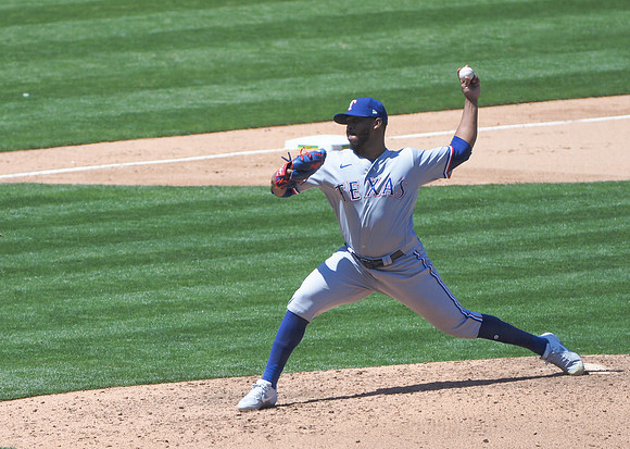 MLB: Texas Rangers at Oakland Athletics