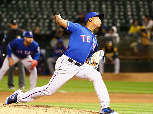 MLB: Texas Rangers at Oakland Athletics