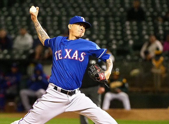 MLB: Texas Rangers at Oakland Athletics