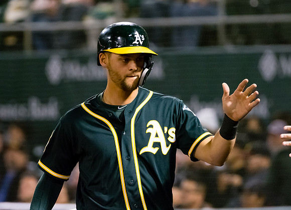 MLB: Texas Rangers at Oakland Athletics