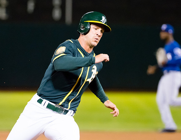 MLB: Texas Rangers at Oakland Athletics