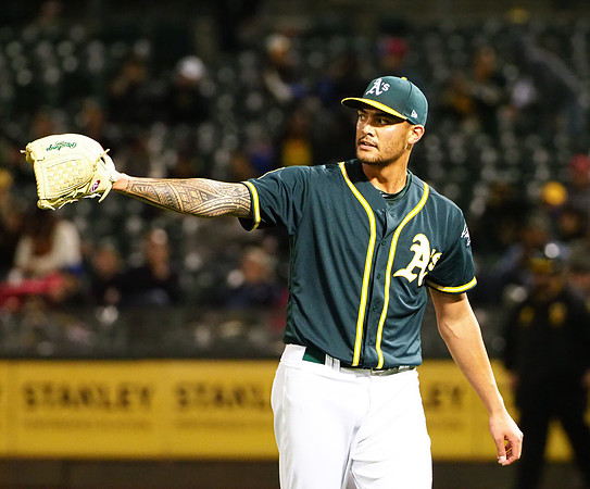 MLB: Texas Rangers at Oakland Athletics