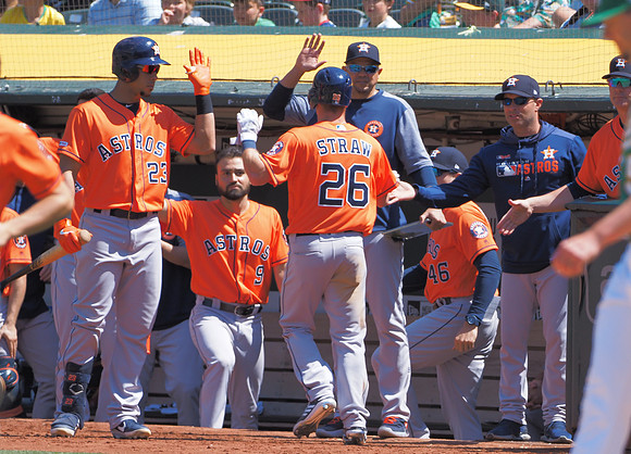 MLB: Houston Astros at Oakland Athletics