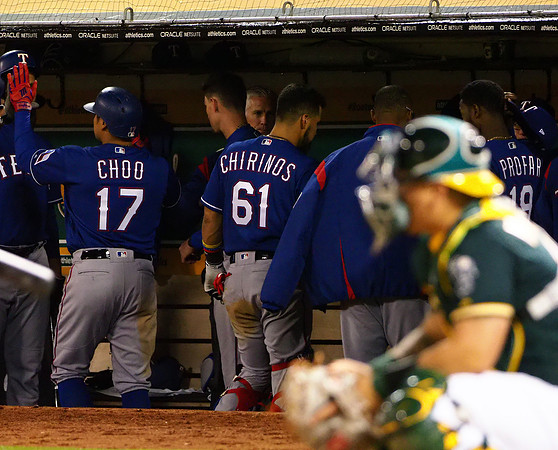 MLB: Texas Rangers at Oakland Athletics