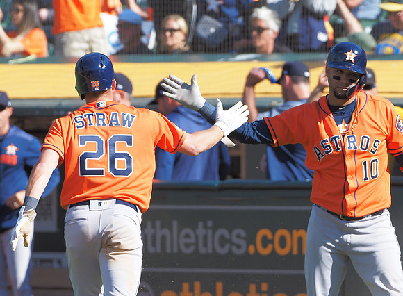 MLB: Houston Astros at Oakland Athletics