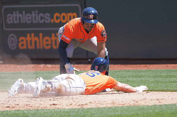 MLB: Houston Astros at Oakland Athletics