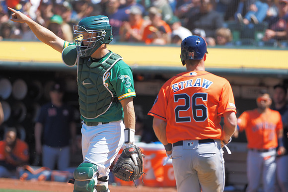 MLB: Houston Astros at Oakland Athletics