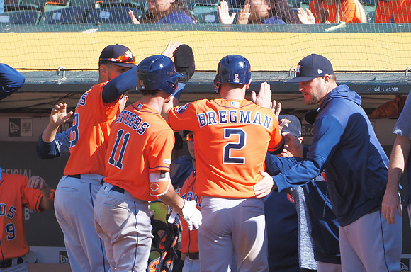 MLB: Houston Astros at Oakland Athletics