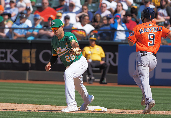 MLB: Houston Astros at Oakland Athletics