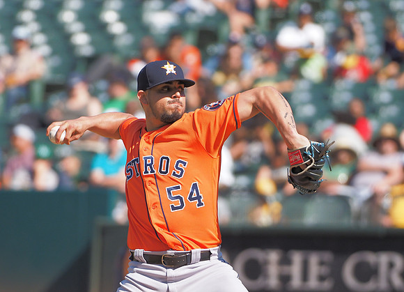 MLB: Houston Astros at Oakland Athletics