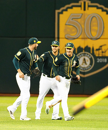 MLB: Texas Rangers at Oakland Athletics