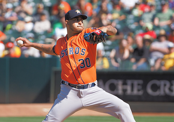 MLB: Houston Astros at Oakland Athletics