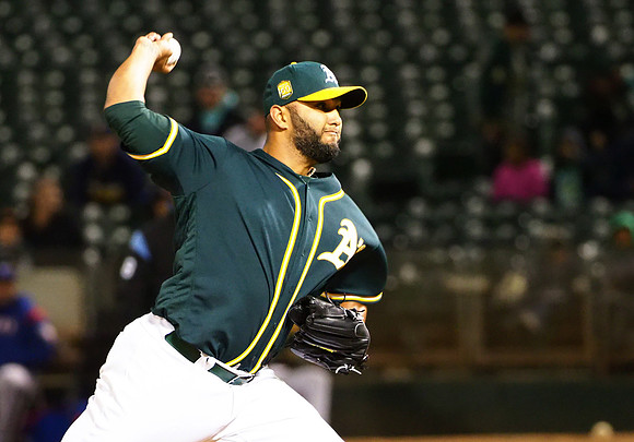 MLB: Texas Rangers at Oakland Athletics