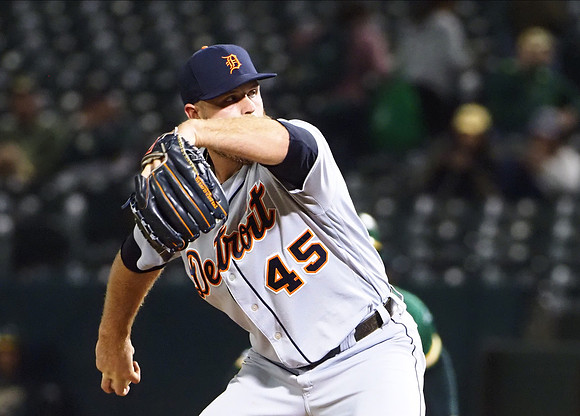 MLB: Detroit Tigers at Oakland Athletics