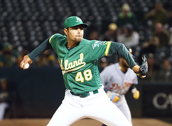 MLB: Detroit Tigers at Oakland Athletics