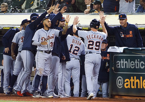 MLB: Detroit Tigers at Oakland Athletics