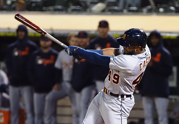 MLB: Detroit Tigers at Oakland Athletics