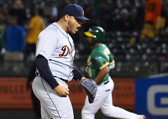 MLB: Detroit Tigers at Oakland Athletics
