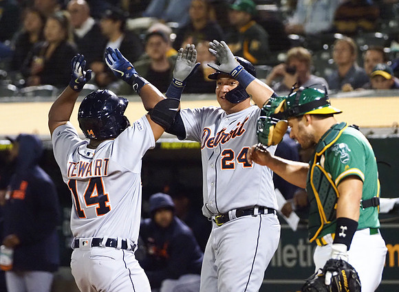 MLB: Detroit Tigers at Oakland Athletics