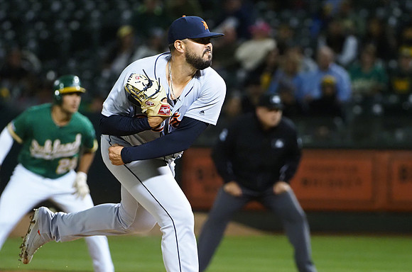 MLB: Detroit Tigers at Oakland Athletics