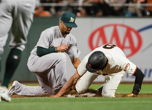 MLB: Oakland Athletics at San Francisco Giants