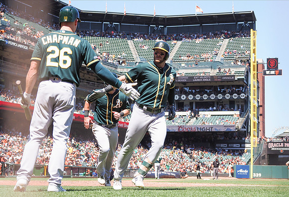 MLB: Oakland Athletics at San Francisco Giants
