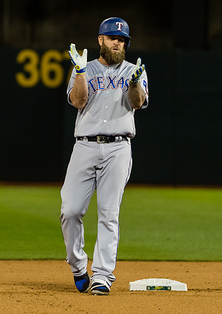 MLB: Texas Rangers at Oakland Athletics