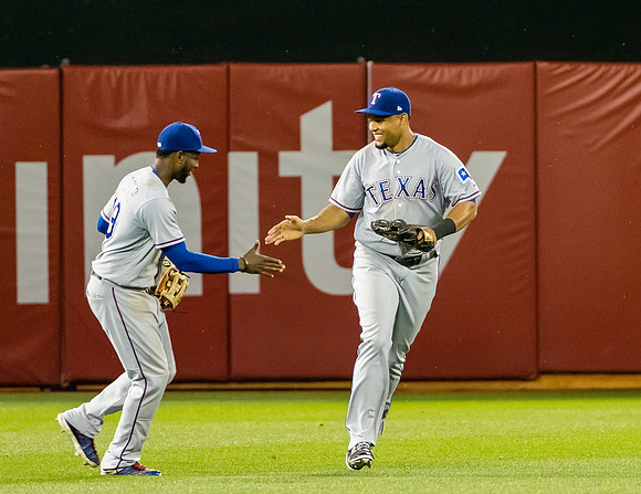 MLB: Texas Rangers at Oakland Athletics