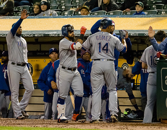 MLB: Texas Rangers at Oakland Athletics