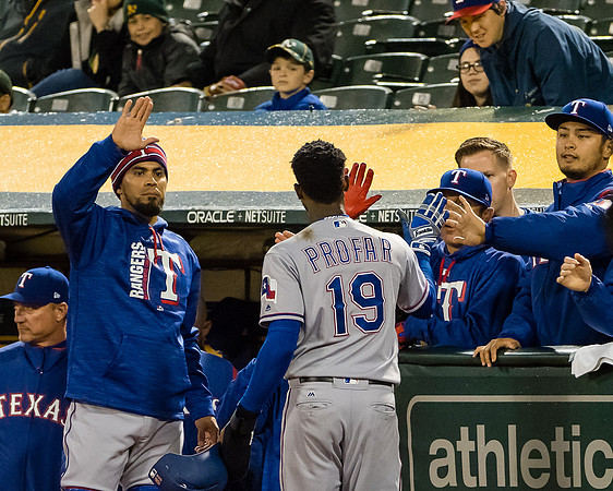 MLB: Texas Rangers at Oakland Athletics
