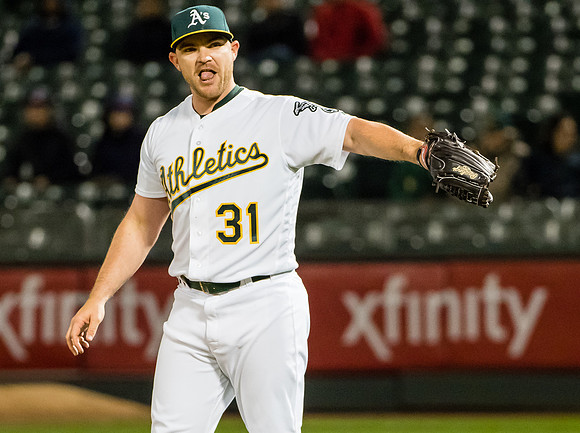 MLB: Texas Rangers at Oakland Athletics