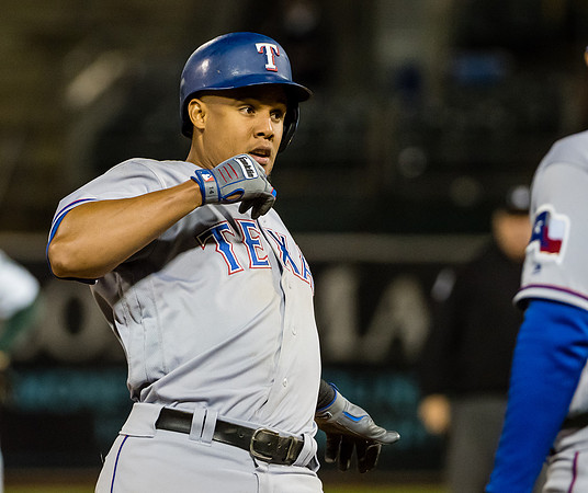 MLB: Texas Rangers at Oakland Athletics