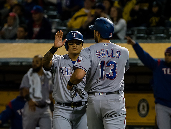 MLB: Texas Rangers at Oakland Athletics