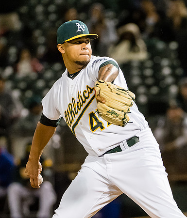 MLB: Texas Rangers at Oakland Athletics