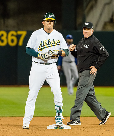 MLB: Texas Rangers at Oakland Athletics