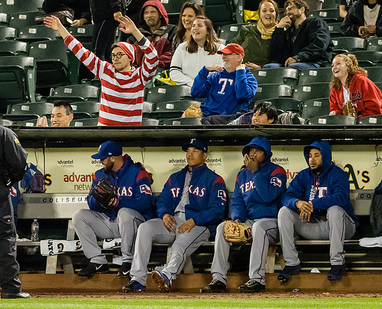 MLB: Texas Rangers at Oakland Athletics