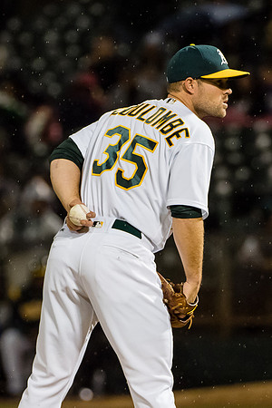 MLB: Texas Rangers at Oakland Athletics