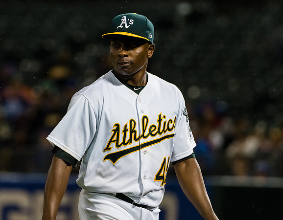 MLB: Texas Rangers at Oakland Athletics
