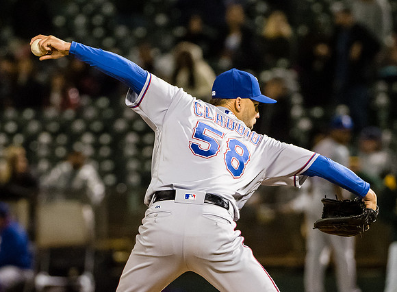 MLB: Texas Rangers at Oakland Athletics