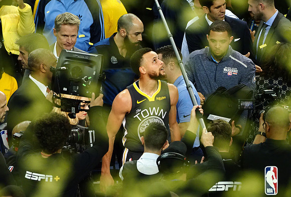 NBA: Playoffs-Portland Trail Blazers at Golden State Warriors