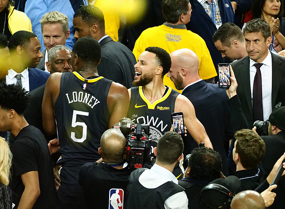 NBA: Playoffs-Portland Trail Blazers at Golden State Warriors