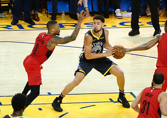 NBA: Playoffs-Portland Trail Blazers at Golden State Warriors