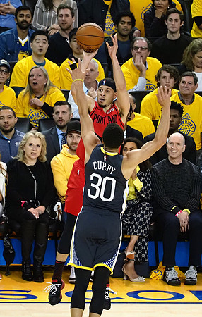 NBA: Playoffs-Portland Trail Blazers at Golden State Warriors
