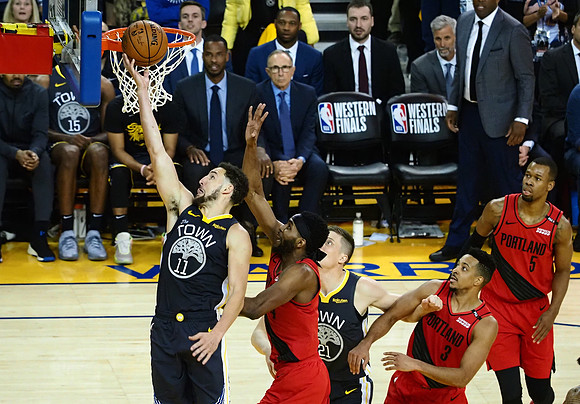 NBA: Playoffs-Portland Trail Blazers at Golden State Warriors