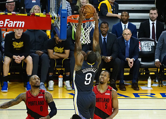 NBA: Playoffs-Portland Trail Blazers at Golden State Warriors