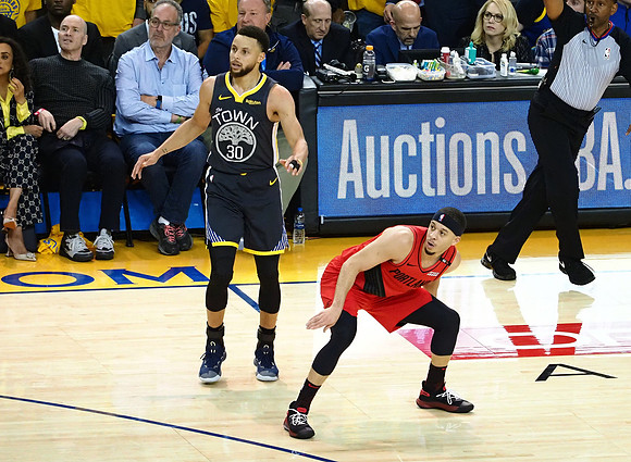 NBA: Playoffs-Portland Trail Blazers at Golden State Warriors