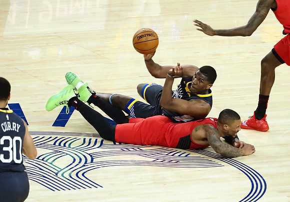 NBA: Playoffs-Portland Trail Blazers at Golden State Warriors
