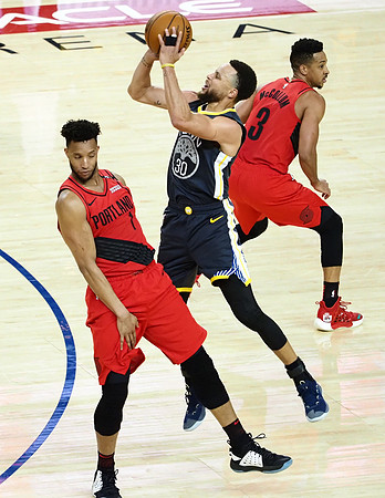 NBA: Playoffs-Portland Trail Blazers at Golden State Warriors