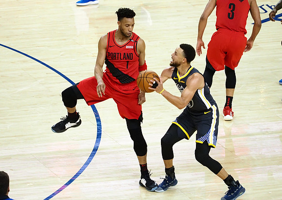 NBA: Playoffs-Portland Trail Blazers at Golden State Warriors